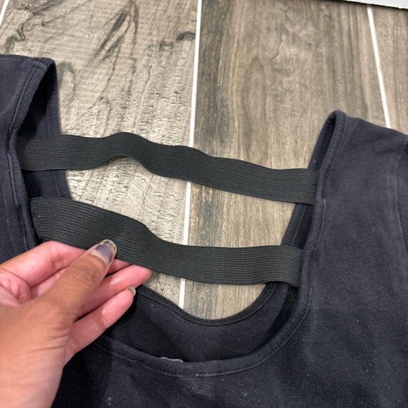 Charlotte Russe black cropped top - Picture 4 of 4